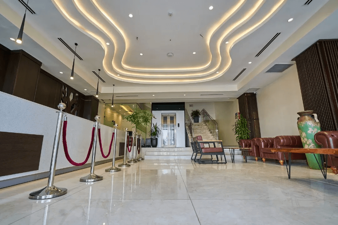 Modern smart automation interface in a luxury interior
